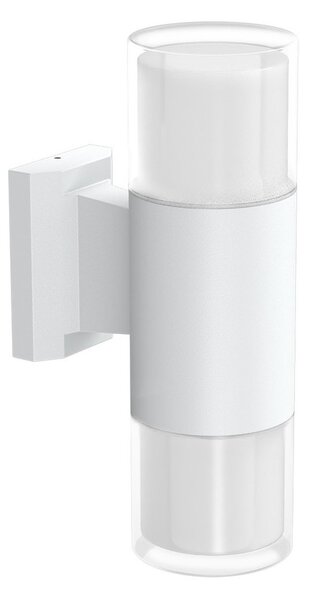 Applique Cilindrica Bidirezionale Bianca IP54 con 2 basi GU10