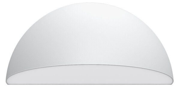 Applique Curva Monodirezionale con base E27 IP54 Bianca - Serie BRINA