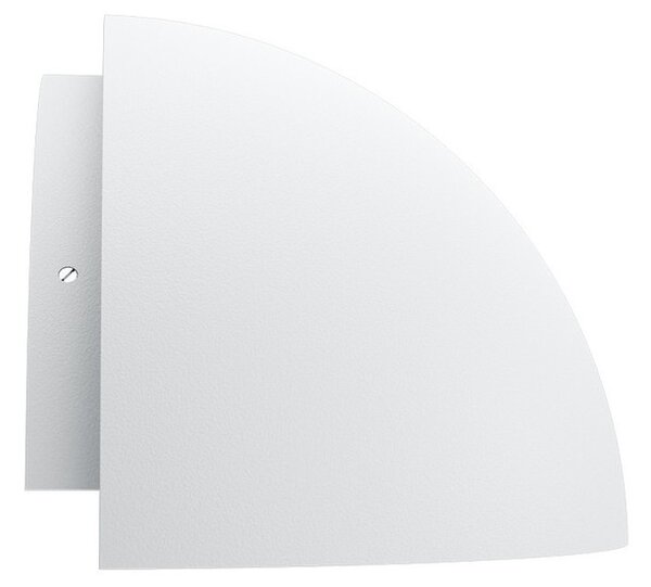 Applique Curva Monodirezionale con base E27 IP54 Bianca - Serie BRINA