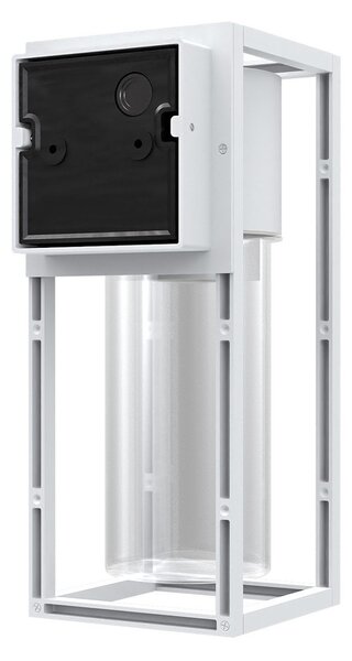 Applique Bianca E27 con Sensore di Movimento IP54 - Serie VIMO