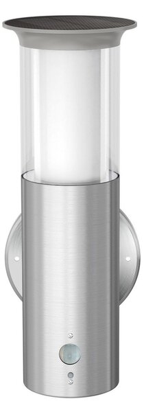 Applique Solare in Acciaio INOX con Sensore di Movimento IP54 Colore Bianco Naturale 4.000K