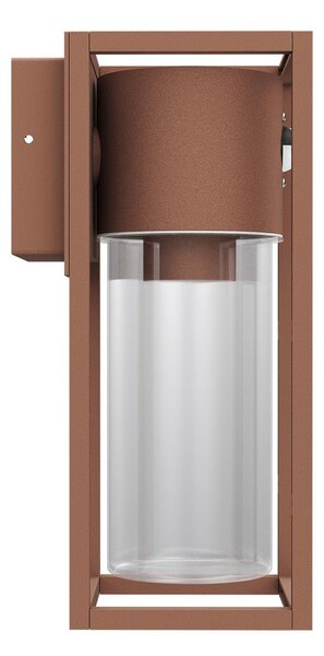 Applique Corten E27 con Sensore di Movimento IP54 - Serie VIMO