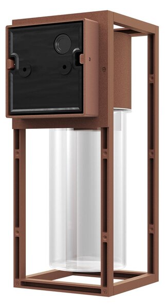 Applique Corten E27 con Sensore di Movimento IP54 - Serie VIMO