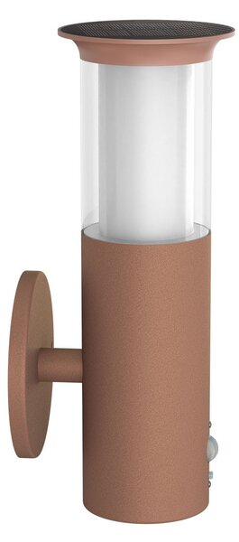 Applique Solare Corten in Acciaio con Sensore di Movimento IP54 Colore Bianco Naturale 4.000K