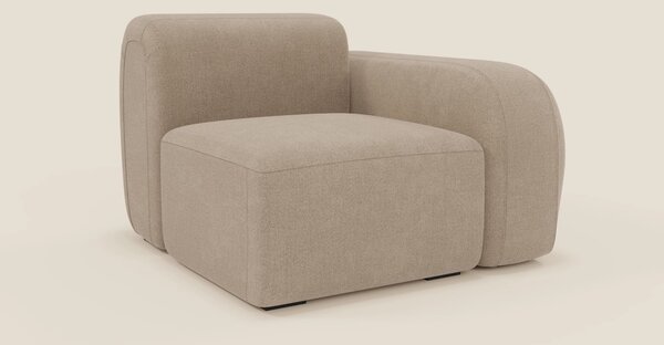 BonBon modulo terminale 105 cm sinistro o destro - tessuto smacchiabil