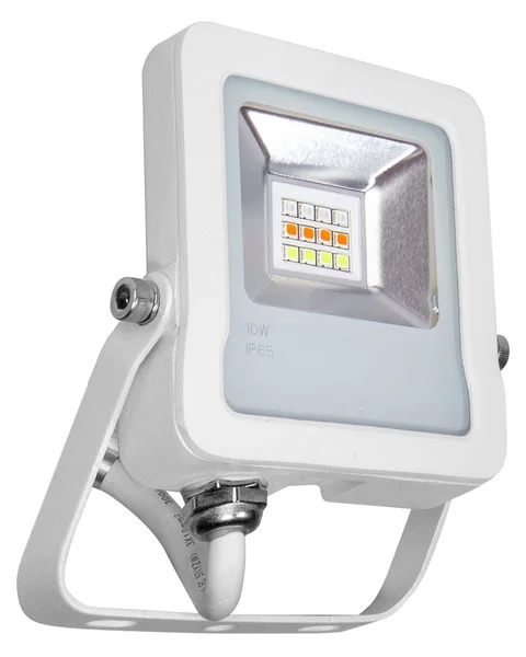 Faro proiettore LED RGB 10W IP65 con Telecomando - Bianco Colore RGB