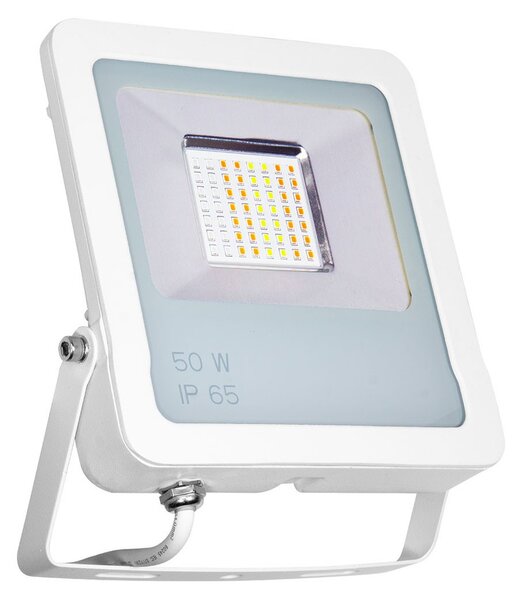 Faro proiettore LED RGB 50W IP65 con Telecomando - Bianco Colore RGB