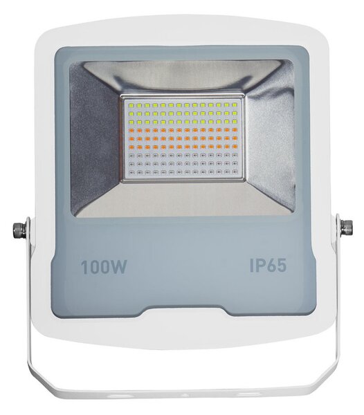 Faro proiettore LED RGB 100W IP65 con Telecomando - Bianco Colore RGB