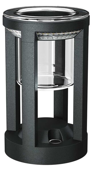 Lampada Portavaso da Tavolo Ricaricabile 2.2W IP54 CCT - Nera