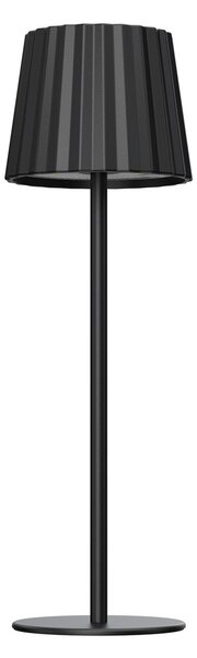 Lampada da Tavolo Ricaricabile 2.2W IP54 CCT Dimmerabile - Nero Rigato