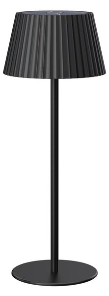Lampada da Tavolo Solare 2.2W IP54 CCT Dimmerabile - Nera