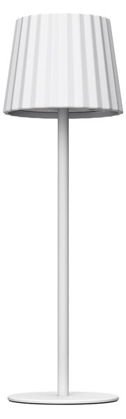 Lampada da Tavolo Ricaricabile 2.2W IP54 CCT Dimmerabile - Bianco Rigato