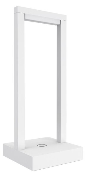 Lampada da Tavolo Ricaricabile 2.2W IP54 CCT Serie VELA - Bianca