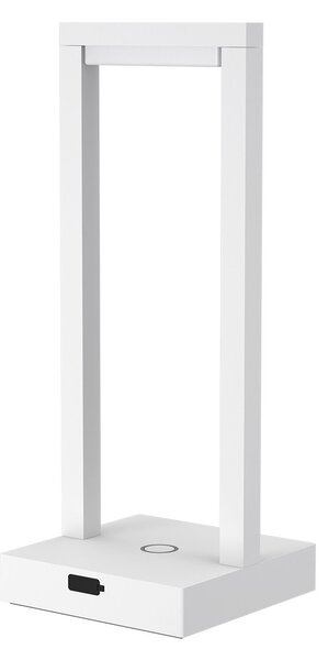 Lampada da Tavolo Ricaricabile 2.2W IP54 CCT Serie VELA - Bianca