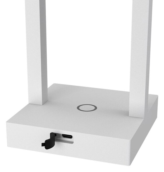 Lampada da Tavolo Ricaricabile 2.2W IP54 CCT Serie VELA - Bianca