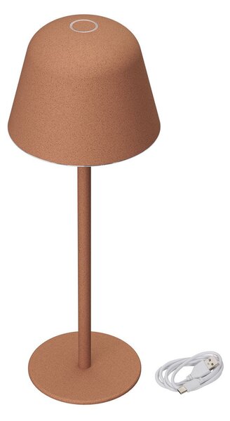 Lampada da Tavolo Ricaricabile 2.2W IP54 CCT Dimmerabile - Corten
