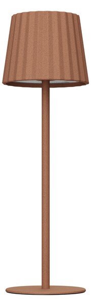 Lampada da Tavolo Ricaricabile 2.2W IP54 CCT Dimmerabile - Corten Rigato