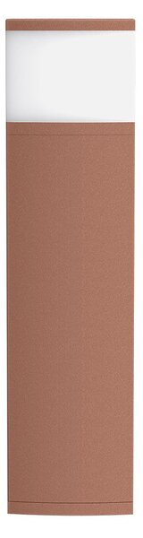 Paletto da Giardino Rettangolare Doppia Presa Corrente 40cm G9 - Corten