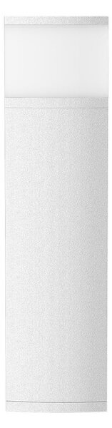 Paletto da Giardino Rettangolare Doppia Presa Corrente 40cm G9 - Bianco