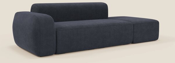 BonBon Divano modulare componibile – Composizione con pouf terminale i