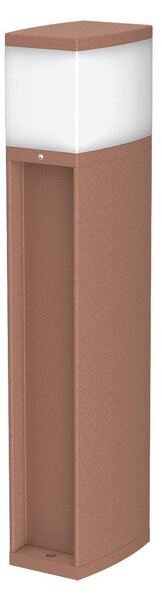 Paletto da Giardino Rettangolare Doppia Presa Corrente 40cm G9 - Corten