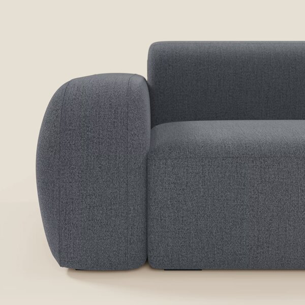 BonBon Divano modulare componibile – Composizione con pouf terminale i