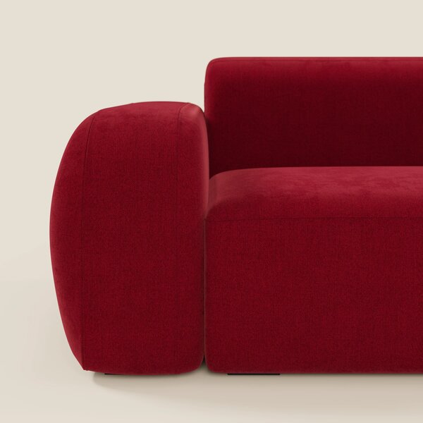 BonBon Divano modulare componibile – Composizione con pouf terminale i