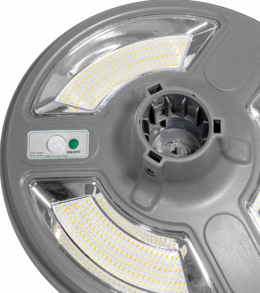 Lampione LED Solare da Giardino 2000 lumen IP65 CCT Bianco Variabile Colore Bianco Variabile CCT