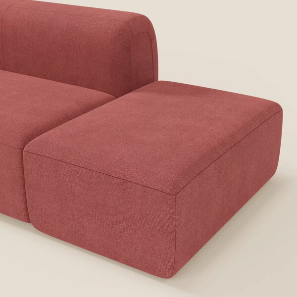 BonBon Divano modulare componibile – Composizione con pouf terminale i