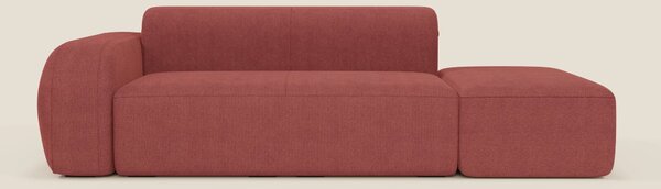 BonBon Divano modulare componibile – Composizione con pouf terminale i