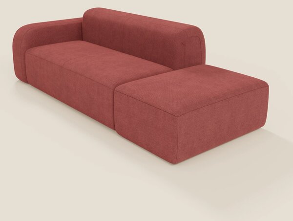 BonBon Divano modulare componibile – Composizione con pouf terminale i