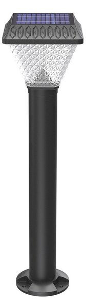 Paletto Solare da Giardino 60 cm IP65 300 lumen con Telecomando Colore Bianco Naturale 4.000K