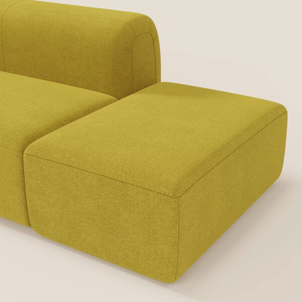 BonBon Divano modulare componibile – Composizione con pouf terminale i