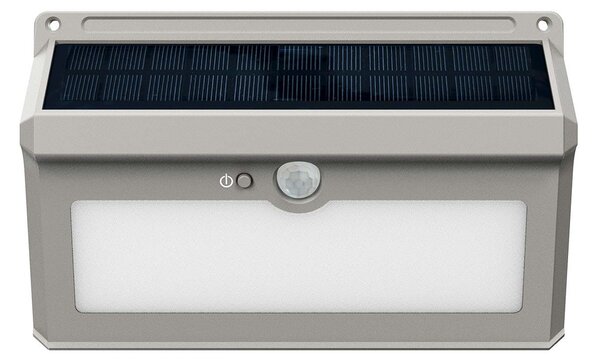 Applique Solare Rettangolare IP65 con Sensore di Movimento 300 lm Colore Bianco Caldo 3.000K