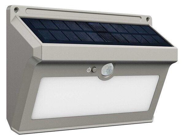 Applique Solare Rettangolare IP65 con Sensore di Movimento 300 lm Colore Bianco Caldo 3.000K