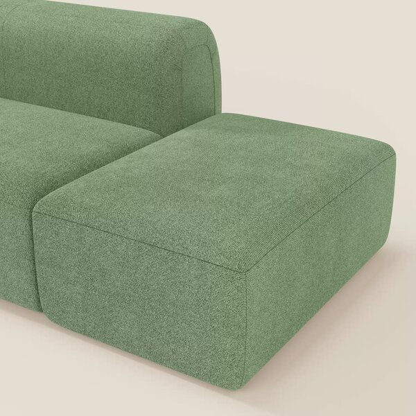 BonBon Divano modulare componibile – Composizione con pouf terminale i