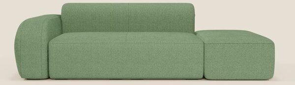 BonBon Divano modulare componibile – Composizione con pouf terminale i