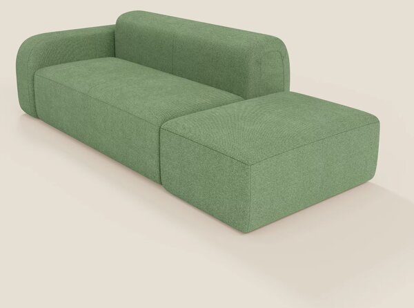 BonBon Divano modulare componibile – Composizione con pouf terminale i