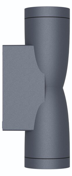 Applique Conica a Clessidra Bidirezionale IP65 GU10 - Grigia