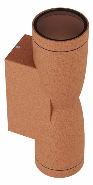 Applique Conica a Clessidra Bidirezionale IP65 GU10 - Corten