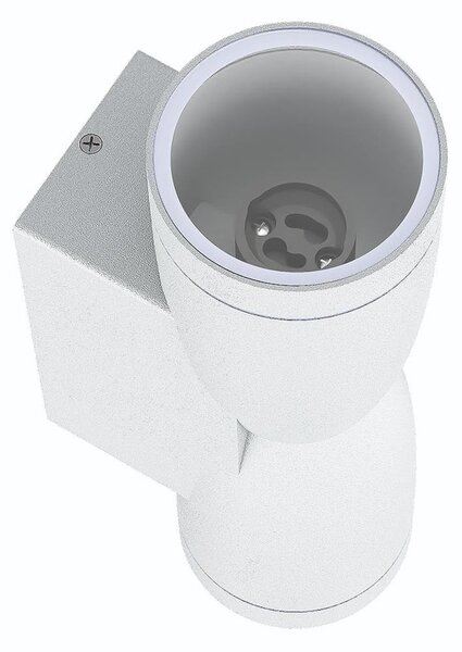 Applique Conica a Clessidra Bidirezionale IP65 GU10 - Bianca