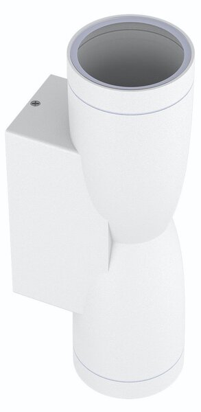 Applique Conica a Clessidra Bidirezionale IP65 GU10 - Bianca