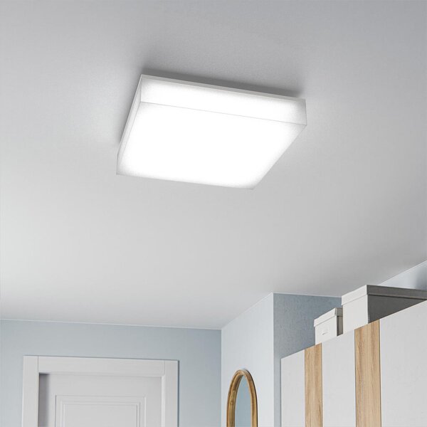 Plafoniera LED Regolabile 18W 24W 30W Quadrata CCT IP54 33x33 cm