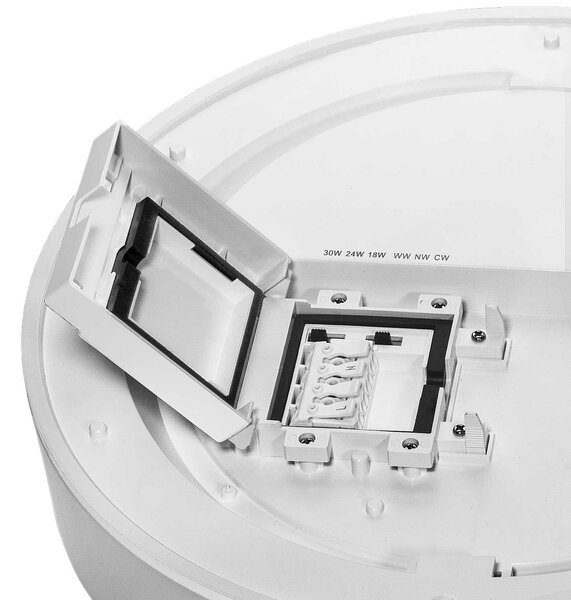 Plafoniera LED Regolabile 18W 24W 30W Rotonda CCT IP54 - Ø33 cm