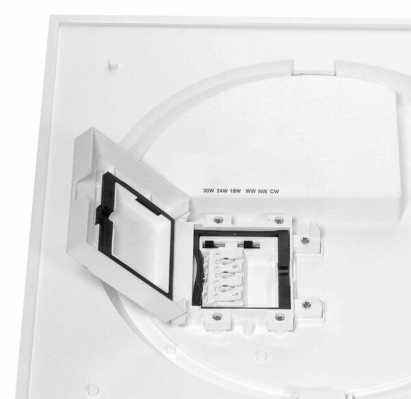 Plafoniera LED Regolabile 18W 24W 30W Quadrata CCT IP54 33x33 cm