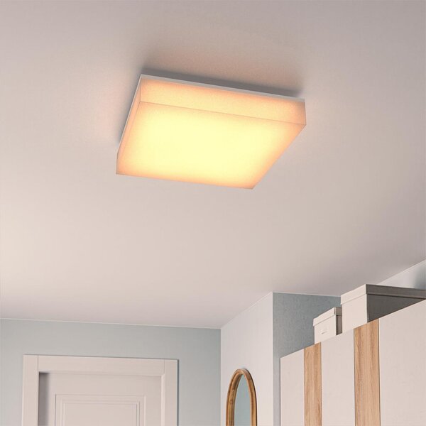 Plafoniera LED Regolabile 18W 24W 30W Quadrata CCT IP54 33x33 cm