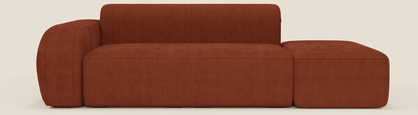 BonBon Divano modulare componibile – Composizione con pouf terminale i