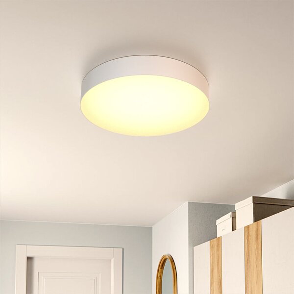 Plafoniera LED Rotonda 36W CCT Ø490mm IP20 Bianca
