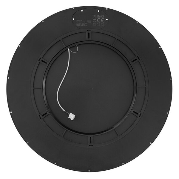 Plafoniera LED Rotonda 50W Slim CCT Bianco Variabile Ø600mm IP20 - Nera