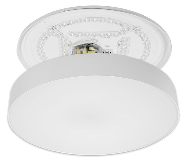 Plafoniera LED Rotonda 72W Ø490mm CCT Dimmerabile + Telecomando Bianca